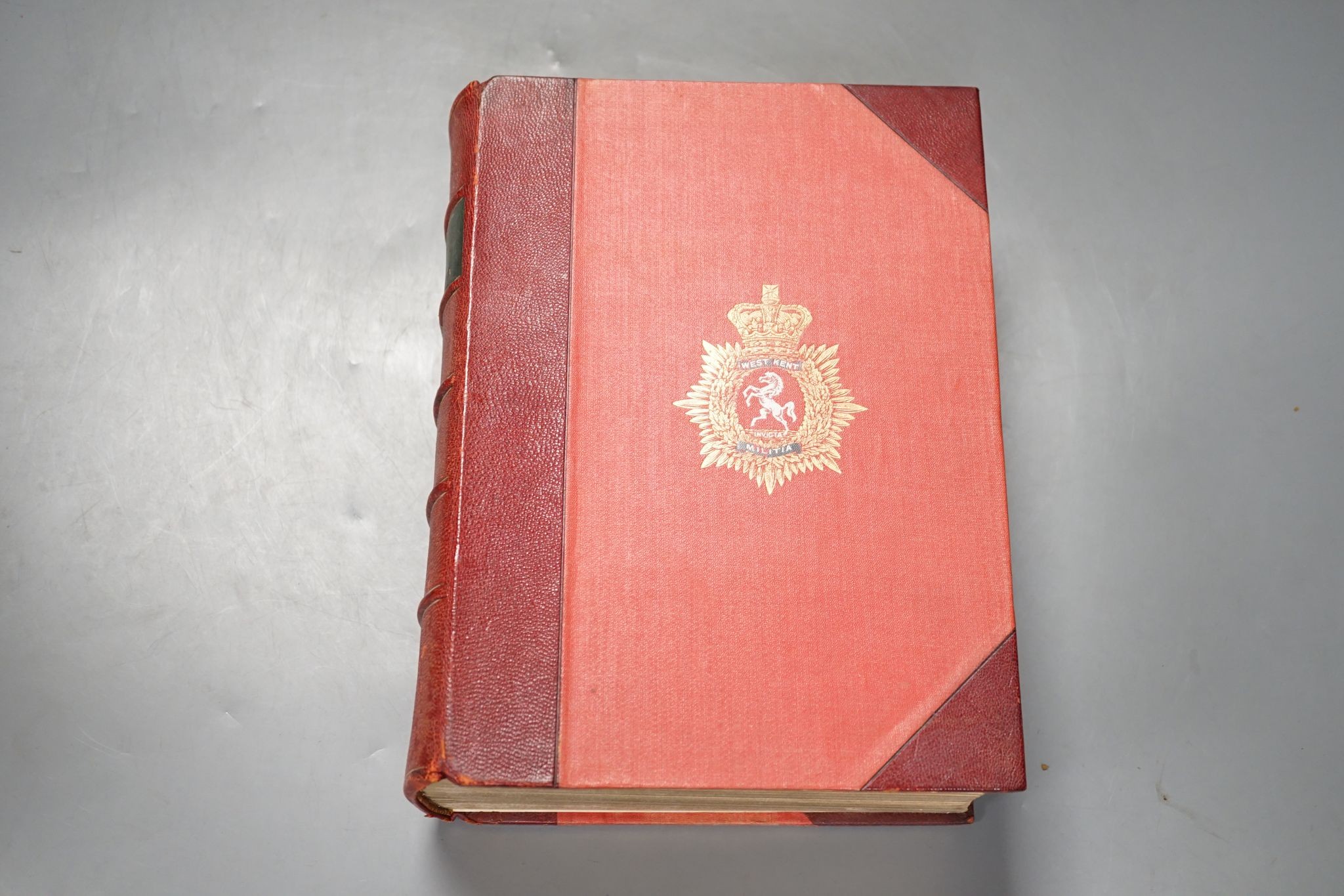 Bonhole - Col. J. - Historical Records of the West Kent Militia, London 1909 and Hamilton, Lieut-Gen. Sir F.W. - The Origin and History of the First or Grenadier Guards, 3 vols, 4to